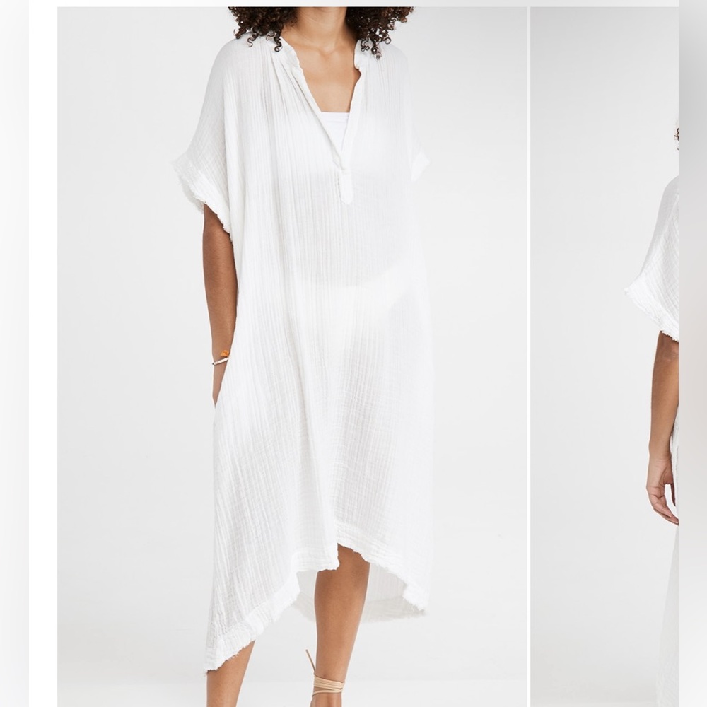 9Seed Tunisia Caftan Beach Swimsuit Coverup One Size